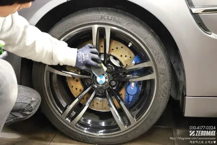 BMW 고성능 차량 M4 휠복원 으로 새 휠처럼 :) / 인천 남동 구월동