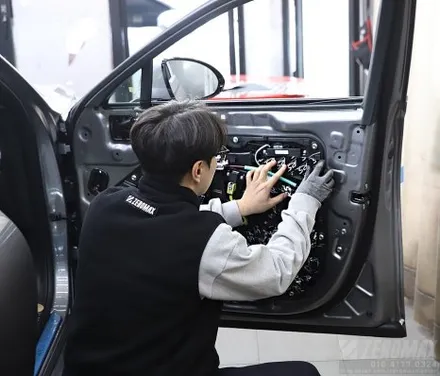 인천 신차패키지 제네시스 G80 스포츠 페이스리프트 도어 방음방진까지! / 인천 남동 구월동