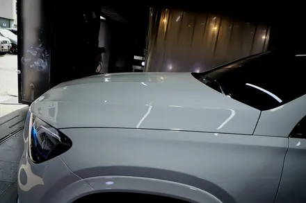 GLE 400d 사틴뱀파이어레드 자동차 전체랩핑 결과물은?? / 인천 남동 구월동