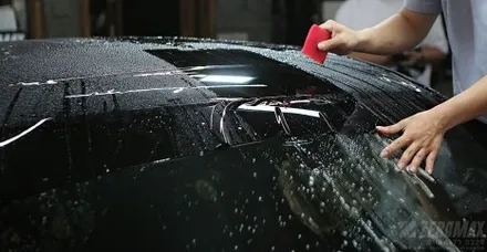 블랙 PPF 루프스킨 BMW M330i 제거 후 재시공 / 인천 남동 구월동