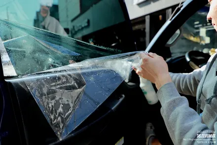 트럭 썬팅 포터 봉고 썬팅!!        까다로운 작업이지만 완성!! / 인천 남동 구월동