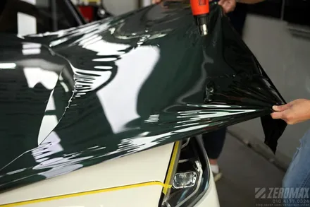 BMW Z4 이노즈텍 미드나잇그린 고광택 랩핑 시공[인천 제로맥스] / 인천 남동 구월동
