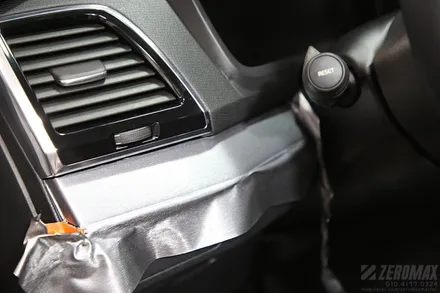 볼보 XC90 실내 랩핑 우드 교체 시공 / 인천 남동 구월동