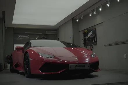람보르기니 LP610 에이버리 카마인레드 레드랩핑 소개!! / 인천 남동 구월동