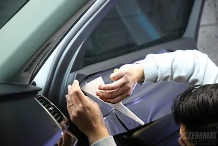 볼보 XC90 실내 랩핑 우드 교체 시공 / 인천 남동 구월동