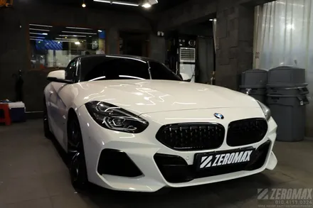 BMW Z4 이노즈텍 미드나잇그린 고광택 랩핑 시공[인천 제로맥스] / 인천 남동 구월동