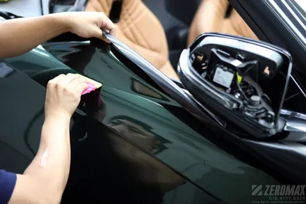 BMW Z4 이노즈텍 미드나잇그린 고광택 랩핑 시공[인천 제로맥스] / 인천 남동 구월동