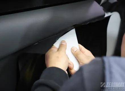 자동차 실내랩핑 아우디 A7 우드그레인 변신! / 인천 남동 구월동