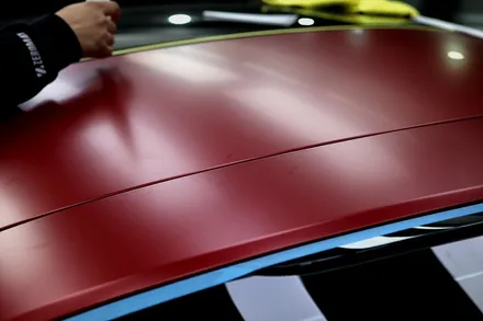 GLE 400d 사틴뱀파이어레드 자동차 전체랩핑 결과물은?? / 인천 남동 구월동