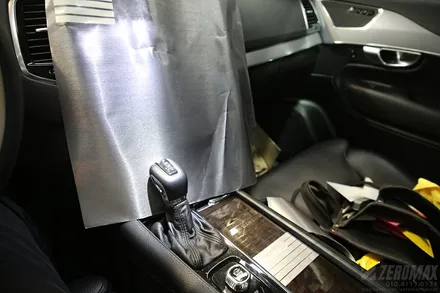 볼보 XC90 실내 랩핑 우드 교체 시공 / 인천 남동 구월동