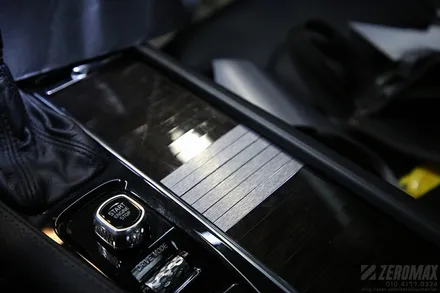 볼보 XC90 실내 랩핑 우드 교체 시공 / 인천 남동 구월동