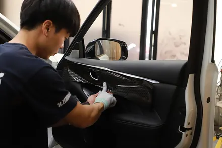 자동차 실내 랩핑 ? 대충이란 없다. 꼼꼼하게 정확하게 !! / 인천 남동 구월동
