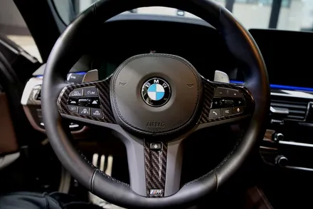 BMW 5시리즈 실내랩핑 꼭 하세요!2번하세요!!3번하세요!!! #리얼카본 / 인천 남동 구월동