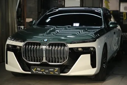 BMW 7시리즈 투톤랩핑 최초작업 결과는?! / 인천 남동 구월동