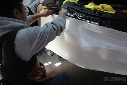 인천 랩핑 BMW 6GT 전체 화이트펄 에이버리 필름 / 인천 남동 구월동
