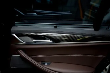BMW 5시리즈 실내랩핑 꼭 하세요!2번하세요!!3번하세요!!! #리얼카본 / 인천 남동 구월동