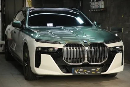 BMW 7시리즈 투톤랩핑 최초작업 결과는?! / 인천 남동 구월동