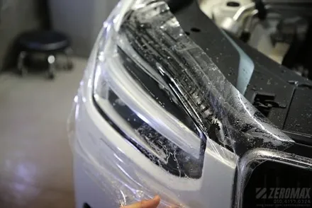 볼보 XC90 실내 랩핑 우드 교체 시공 / 인천 남동 구월동