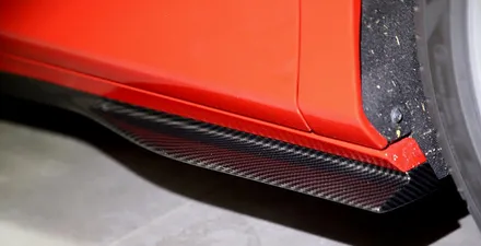 페라리 F8 스파이더 하단가니쉬 부분 카본 랩핑 / 인천 남동 구월동