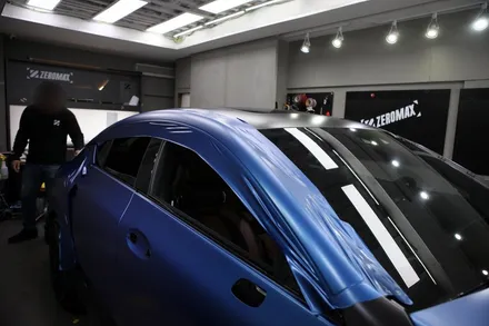 인천 전체랩핑을 통해 GT 43/63 AMG 에이버리 사틴다크블루 사틴계열 2번시공!! / 인천 남동 구월동