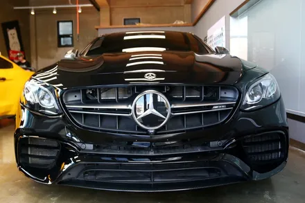 부산PPF 벤츠E63AMG  문콕테러 스트레스로 전체 무광PPF 변신!! / 인천 남동 구월동