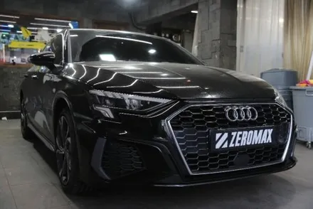 아우디 A3 블랙엠블럼 & 크롬죽이기 시공으로 블랙 스타일링 / 인천 남동 구월동