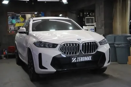 인천 랩핑 BMW X6 사틴다크그레이 전체 & 블랙유광 루프스킨 시공 / 인천 남동 구월동