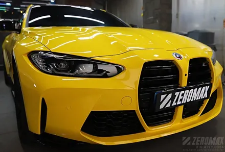 인천 자동차 랩핑 BMW M4 에이버리 글로스 옐로우 / 인천 남동 구월동