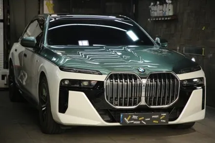 BMW 7시리즈 투톤랩핑 최초작업 결과는?! / 인천 남동 구월동