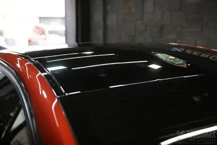 블랙 PPF 루프스킨 BMW M330i 제거 후 재시공 / 인천 남동 구월동