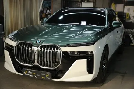 BMW 7시리즈 투톤랩핑 최초작업 결과는?! / 인천 남동 구월동