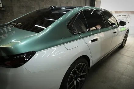 BMW 7시리즈 투톤랩핑 최초작업 결과는?! / 인천 남동 구월동