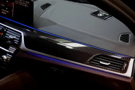 BMW 5시리즈 실내랩핑 꼭 하세요!2번하세요!!3번하세요!!! #리얼카본 / 인천 남동 구월동