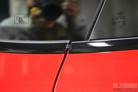 A7 크롬죽이기 작업과 레드 캘리퍼 도색으로 이미지 변신! / 인천 남동 구월동