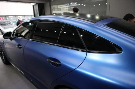인천 전체랩핑을 통해 GT 43/63 AMG 에이버리 사틴다크블루 사틴계열 2번시공!! / 인천 남동 구월동