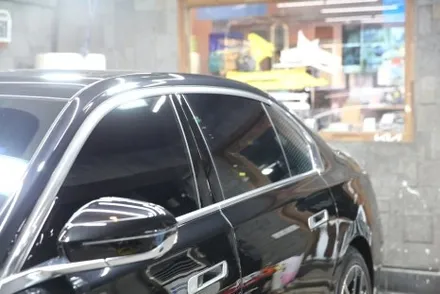 BMW 7시리즈 크롬죽이기 휠도색 하이그로시 랩핑까지 최초작업! / 인천 남동 구월동