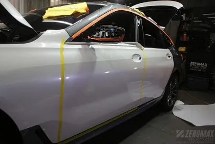 인천 랩핑 BMW 6GT 전체 화이트펄 에이버리 필름 / 인천 남동 구월동