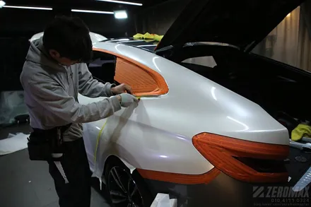 인천 랩핑 BMW 6GT 전체 화이트펄 에이버리 필름 / 인천 남동 구월동