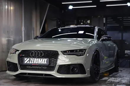 아우디 RS7 전체 랩핑 텍랩 모시그린 Mossy Green / 인천 남동 구월동