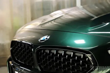 BMW Z4 이노즈텍 미드나잇그린 고광택 랩핑 시공[인천 제로맥스] / 인천 남동 구월동