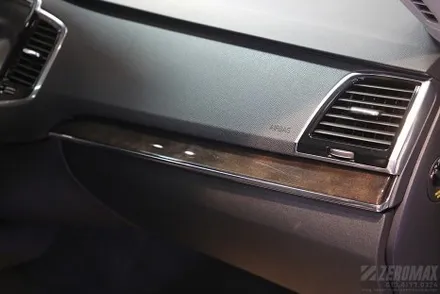 볼보 XC90 실내 랩핑 우드 교체 시공 / 인천 남동 구월동