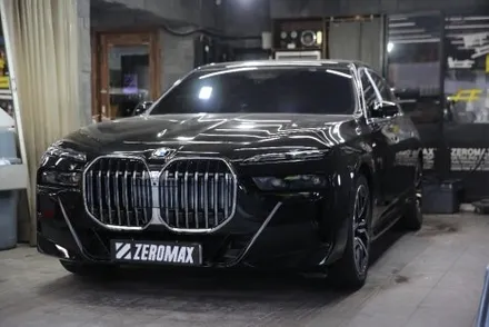 BMW 7시리즈 크롬죽이기 휠도색 하이그로시 랩핑까지 최초작업! / 인천 남동 구월동