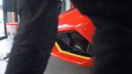 람보르기니 LP610 에이버리 카마인레드 레드랩핑 소개!! / 인천 남동 구월동
