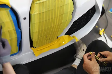 인천 자동차 랩핑 BMW M4 에이버리 글로스 옐로우 / 인천 남동 구월동