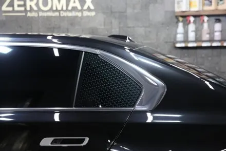 BMW 7시리즈 크롬죽이기 휠도색 하이그로시 랩핑까지 최초작업! / 인천 남동 구월동