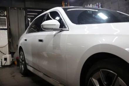 BMW 7시리즈 투톤 랩핑! 블랙 PPF & 샴페인실버 색상 조합 시공 / 인천 남동 구월동