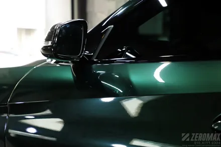 BMW Z4 이노즈텍 미드나잇그린 고광택 랩핑 시공[인천 제로맥스] / 인천 남동 구월동