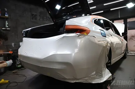 인천 랩핑 BMW 6GT 전체 화이트펄 에이버리 필름 / 인천 남동 구월동