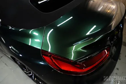 BMW Z4 이노즈텍 미드나잇그린 고광택 랩핑 시공[인천 제로맥스] / 인천 남동 구월동