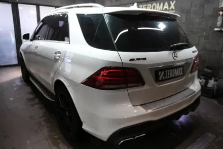 벤츠 GLE63 크롬죽이기, 블랙 엠블럼 교체 & 그릴랩핑 완벽 시공기 / 인천 남동 구월동